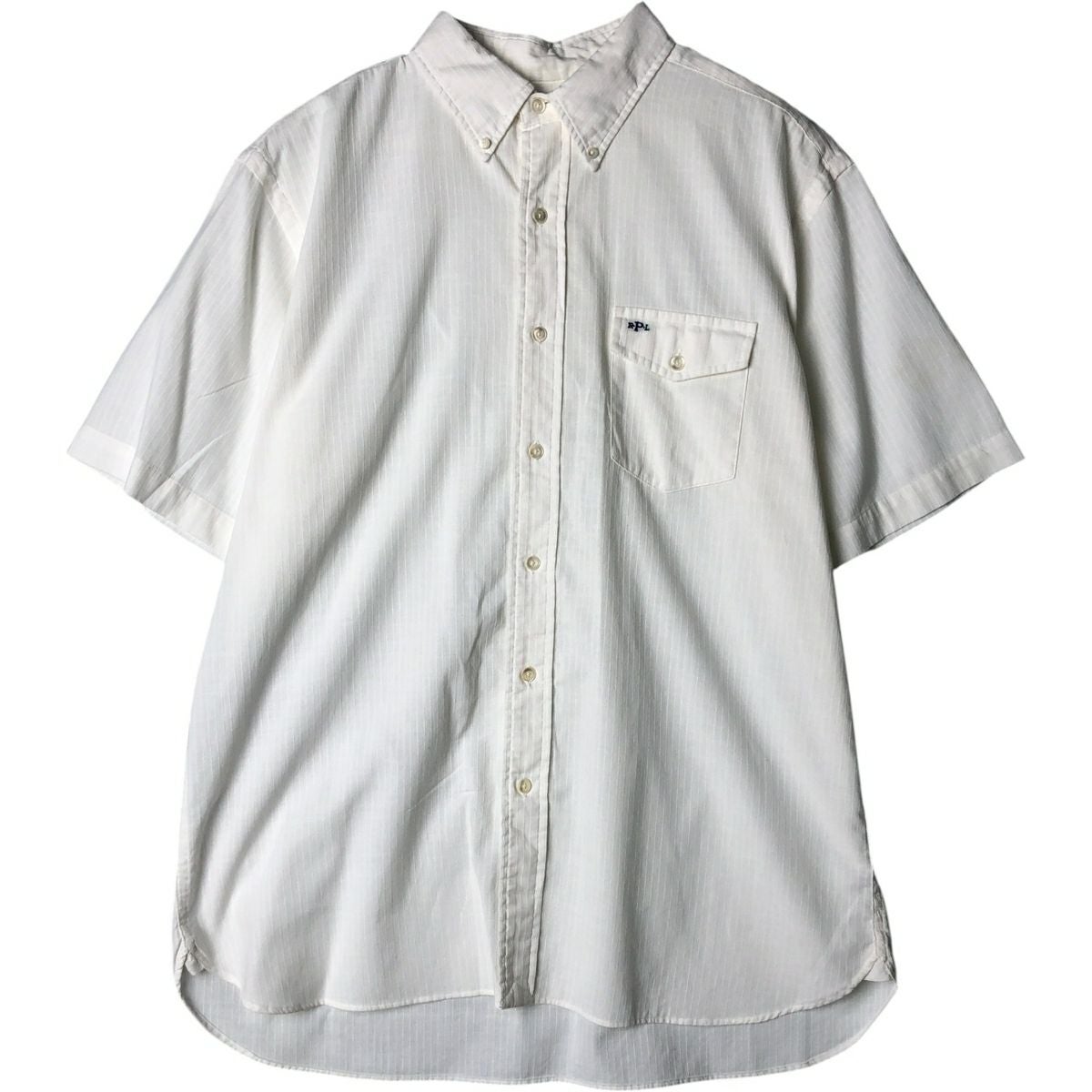 古着 ラルフローレン Ralph Lauren 半袖 ボタンダウンシャツ ボックス