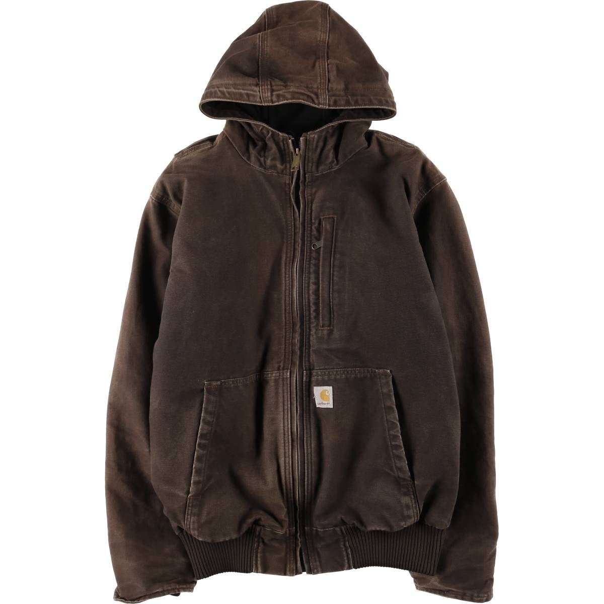 古着 カーハート Carhartt 中綿入り ダックベスト USA製 メンズS相当