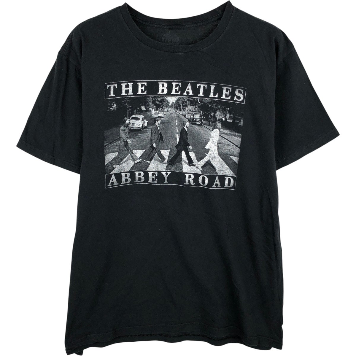 レア ビンテージThe Beatles Tシャツ　ビートルズ　バンドT 古着 THE BEATLES ビートルズ バンドTシャツ バンT メンズXL相当