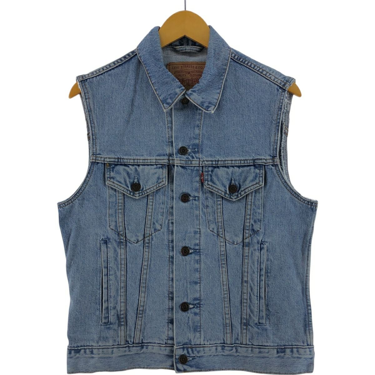 古着 90年代 リーバイス Levis デニムベスト メンズL相当 ヴィンテージ
