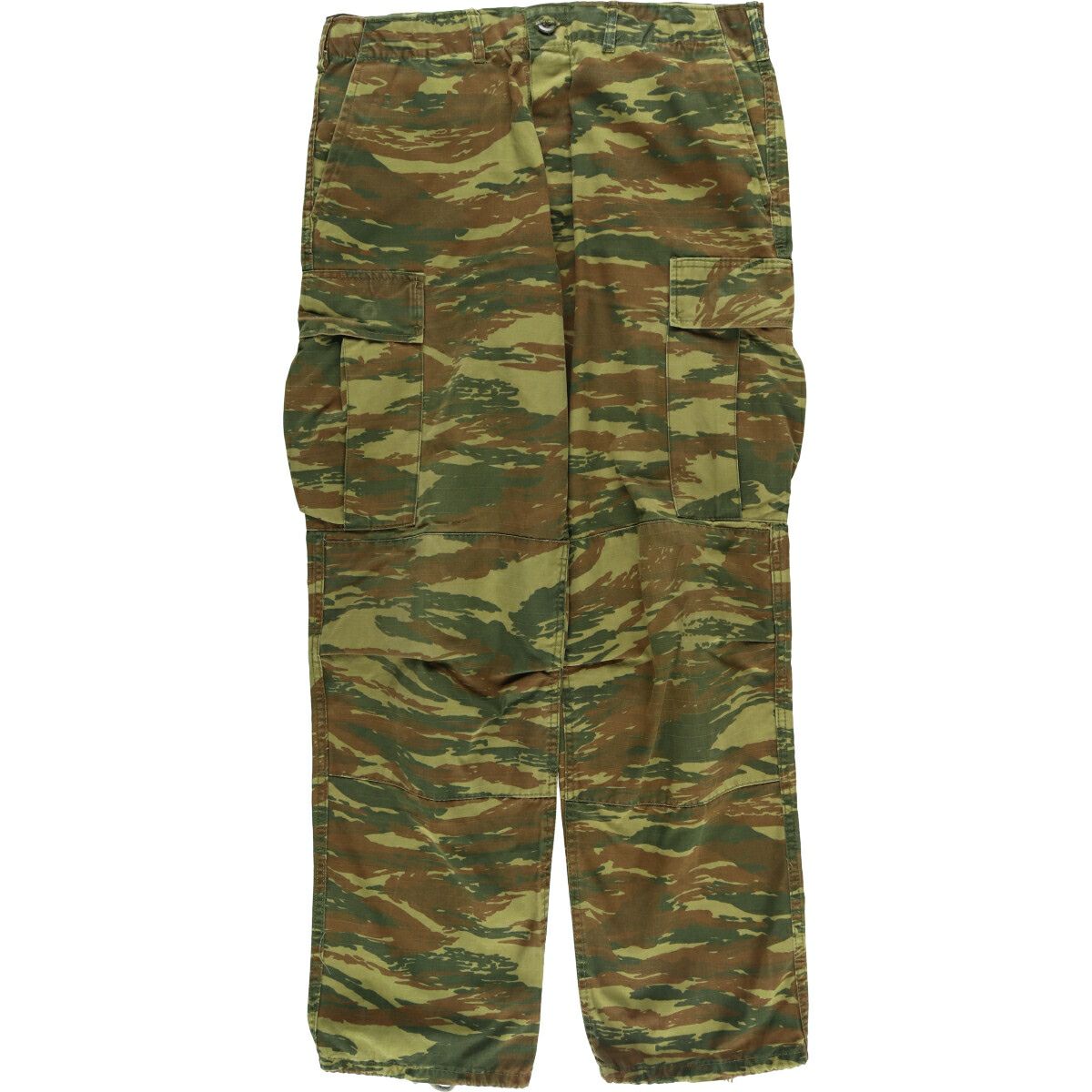 古着 ギリシャ軍 迷彩柄 リザードカモ リップストップ ミリタリー