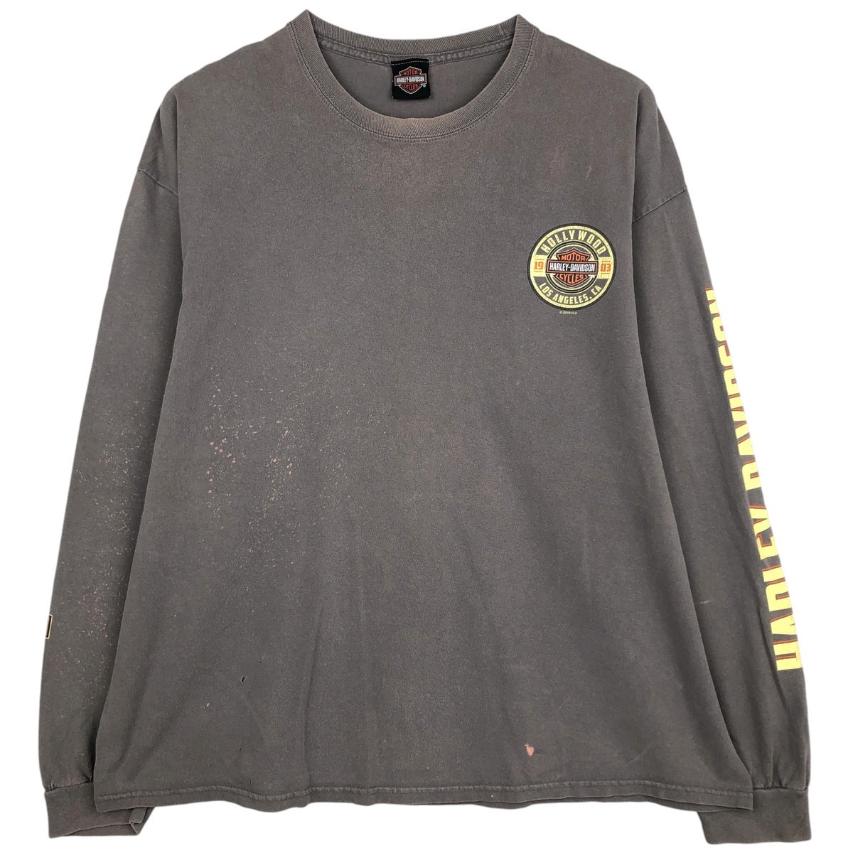 古着 ハーレーダビッドソン Harley-Davidson ロングTシャツ ロンT 2X