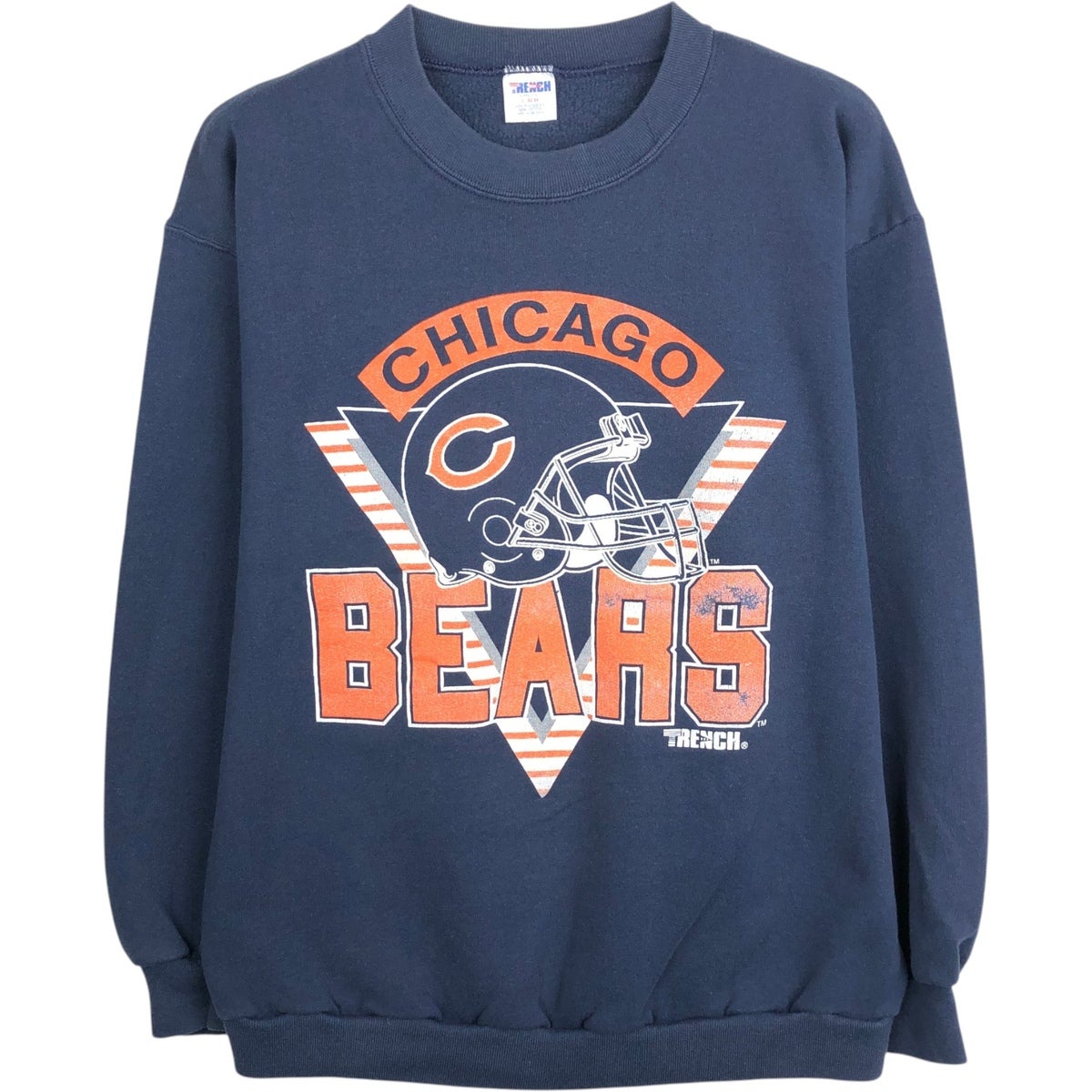 古着 90年代 TRENCH NFL シカゴベアーズ プリントスウェットシャツ