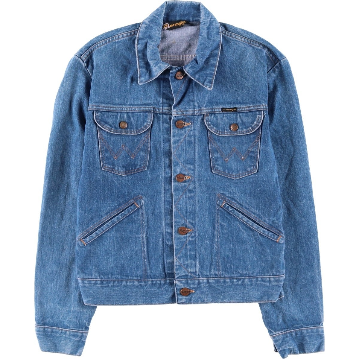 古着 70年代 ラングラー Wrangler デニムジャケット Gジャン メンズM