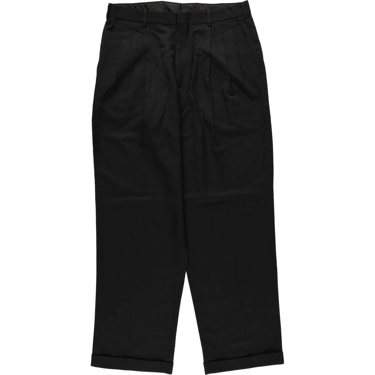 古着 ～90年代 CITY STREETS ツータック スラックスパンツ メンズw30