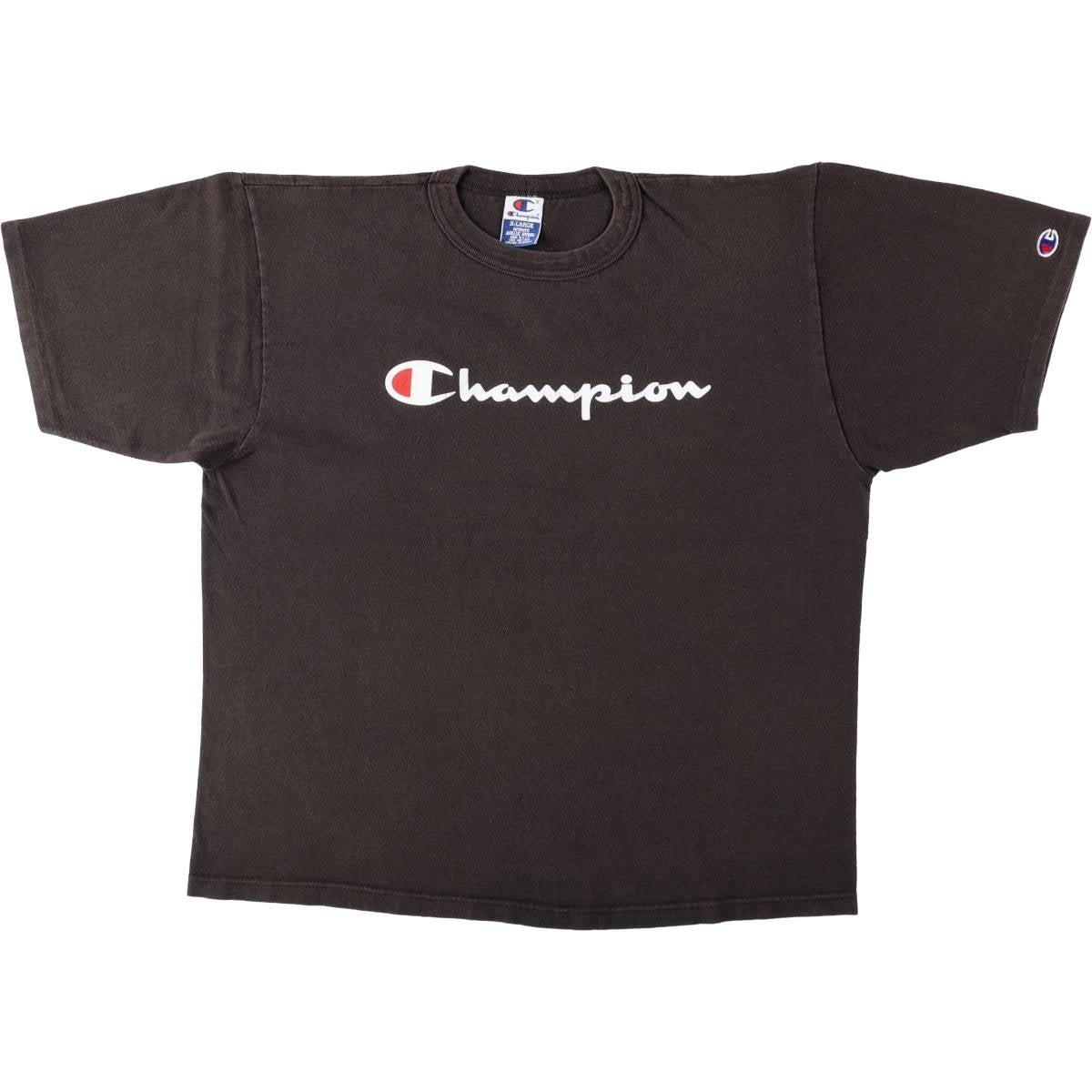 80年代 90年代 champion カットソー 古着 90年代 チャンピオン Champion ロゴプリントTシャツ USA製 メンズ