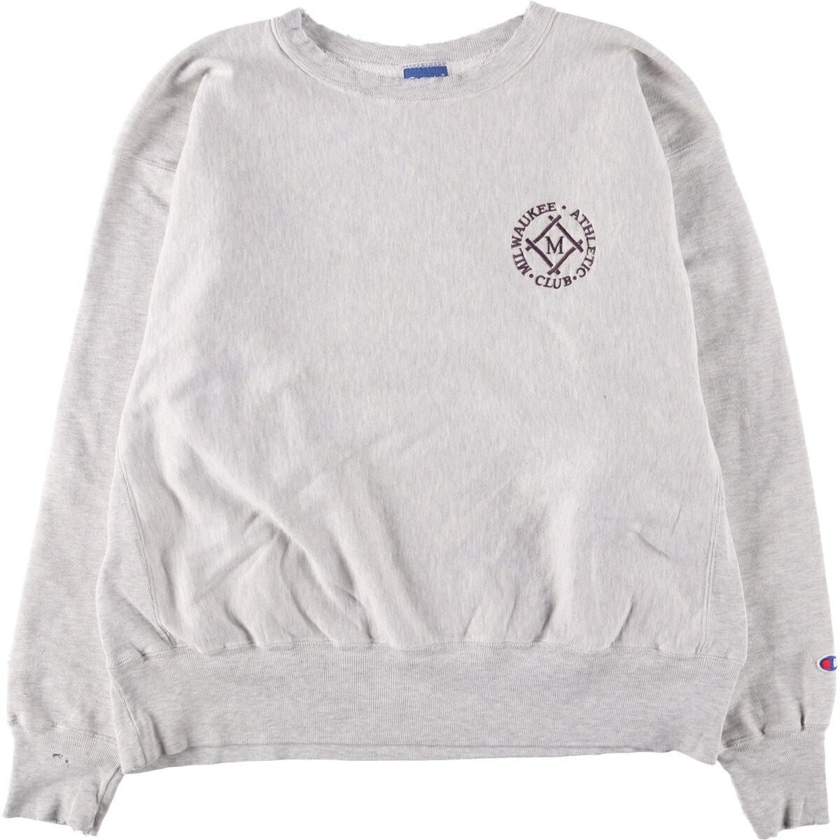 古着 チャンピオン Champion REVERSE WEAVE リバースウィーブ プリントスウェットシャツ トレーナー メンズXL相当 /eaa587864 古着 チャンピオン Champion REVERSE WEAVE リバースウィーブ プリント