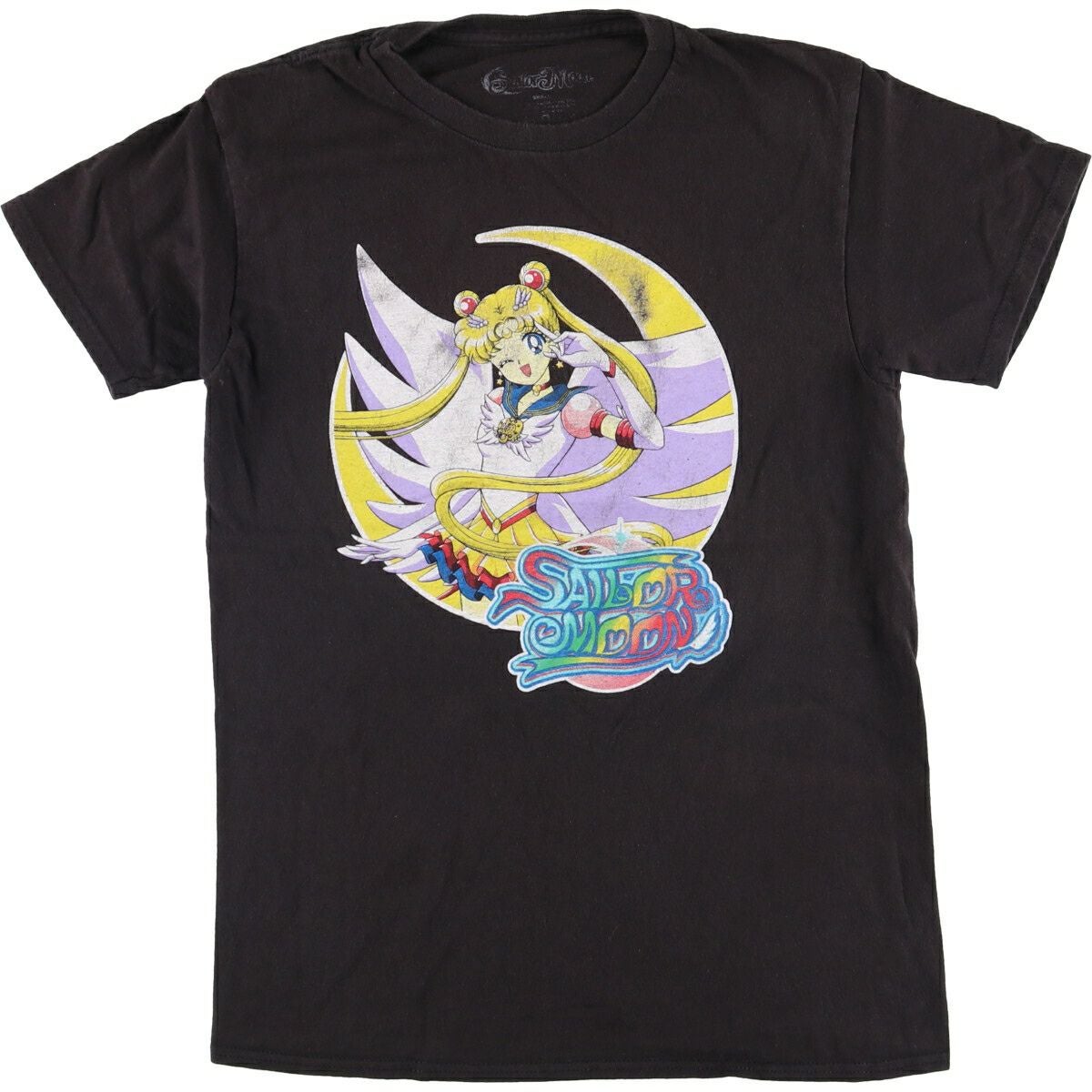 古着 Sailor Moon セーラームーン キャラクタープリントTシャツ メンズ