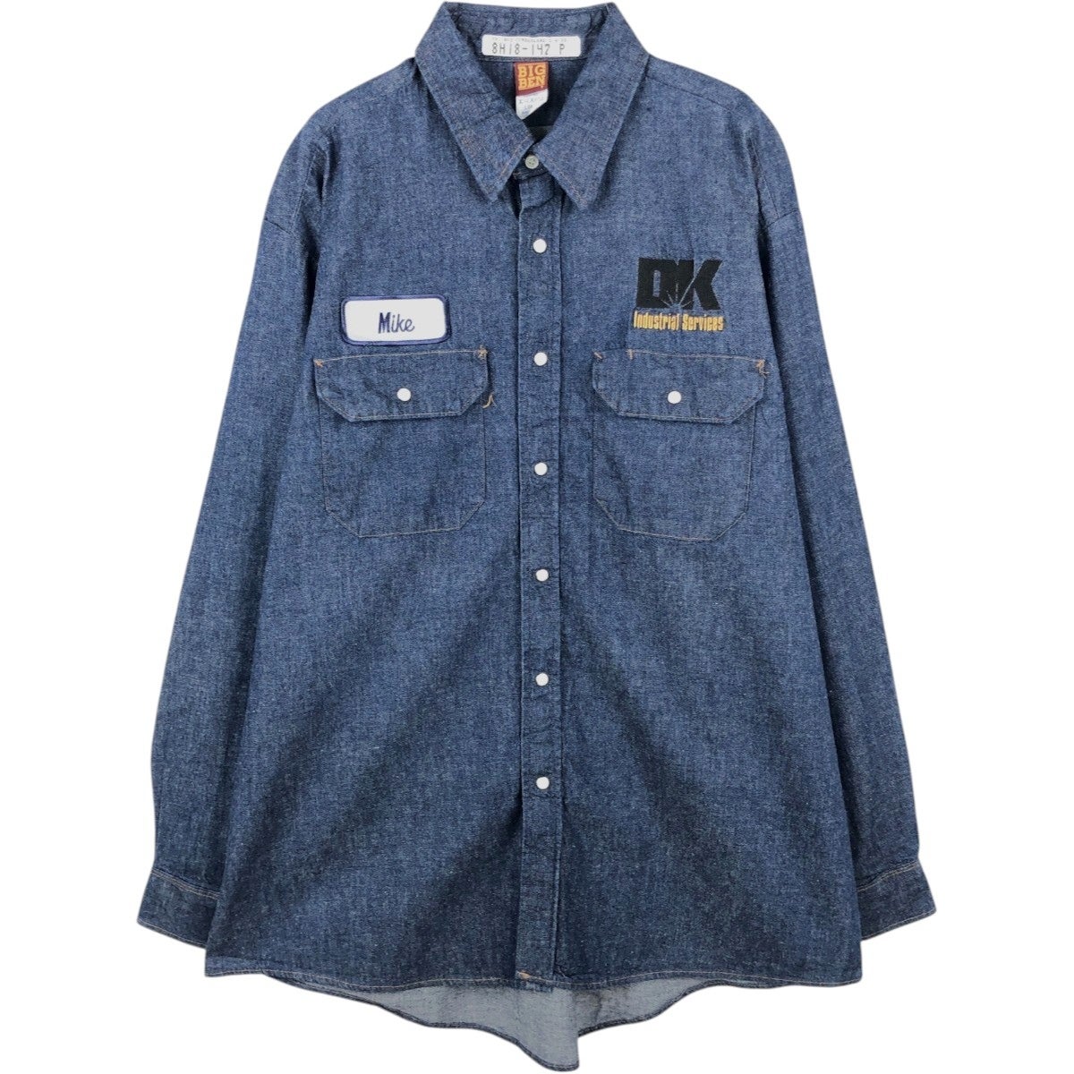 古着 90年代 ベンデイビス BEN DAVIS プルオーバー ハーフジップ 半袖
