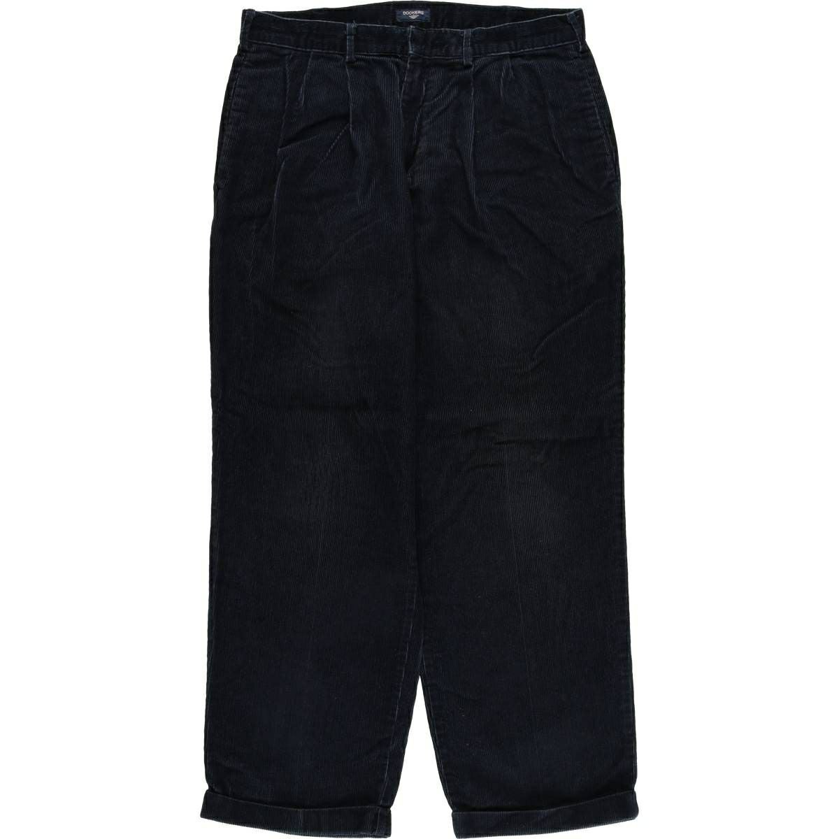 ドッカーズ　dockers ブラック　コーデュロイパンツ　オンザヒル　w32 古着 ドッカーズ DOCKERS コーデュロイパンツ メンズw31相当