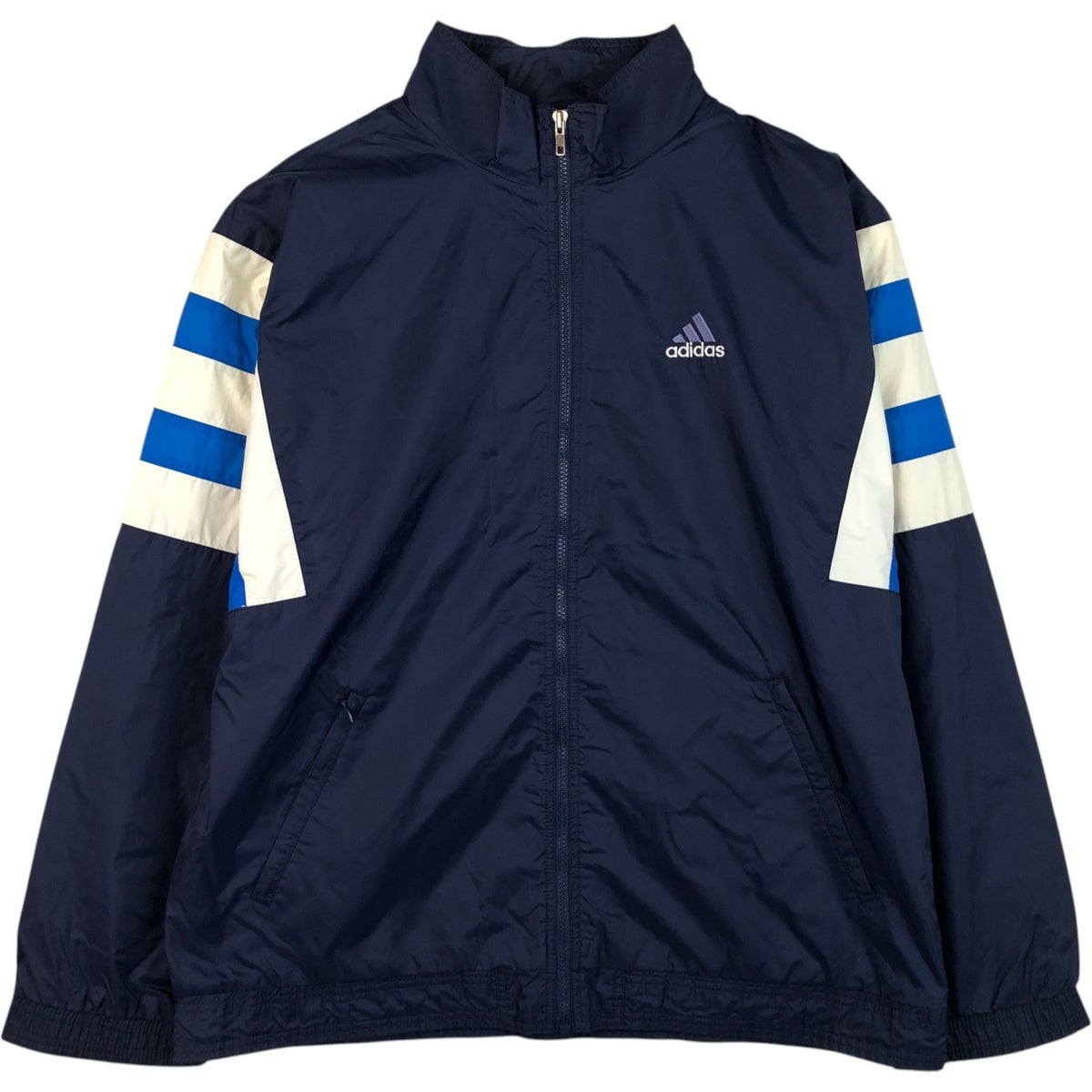 古着 90年代 アディダス adidas 総柄 リバーシブル ナイロンジャケット