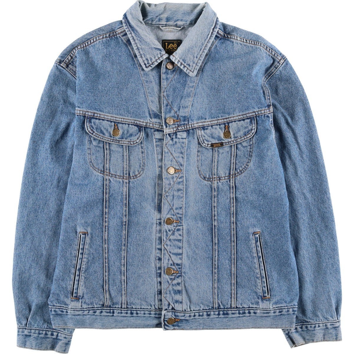 古着 80～90年代 リー Lee デニムジャケット Gジャン USA製 メンズS