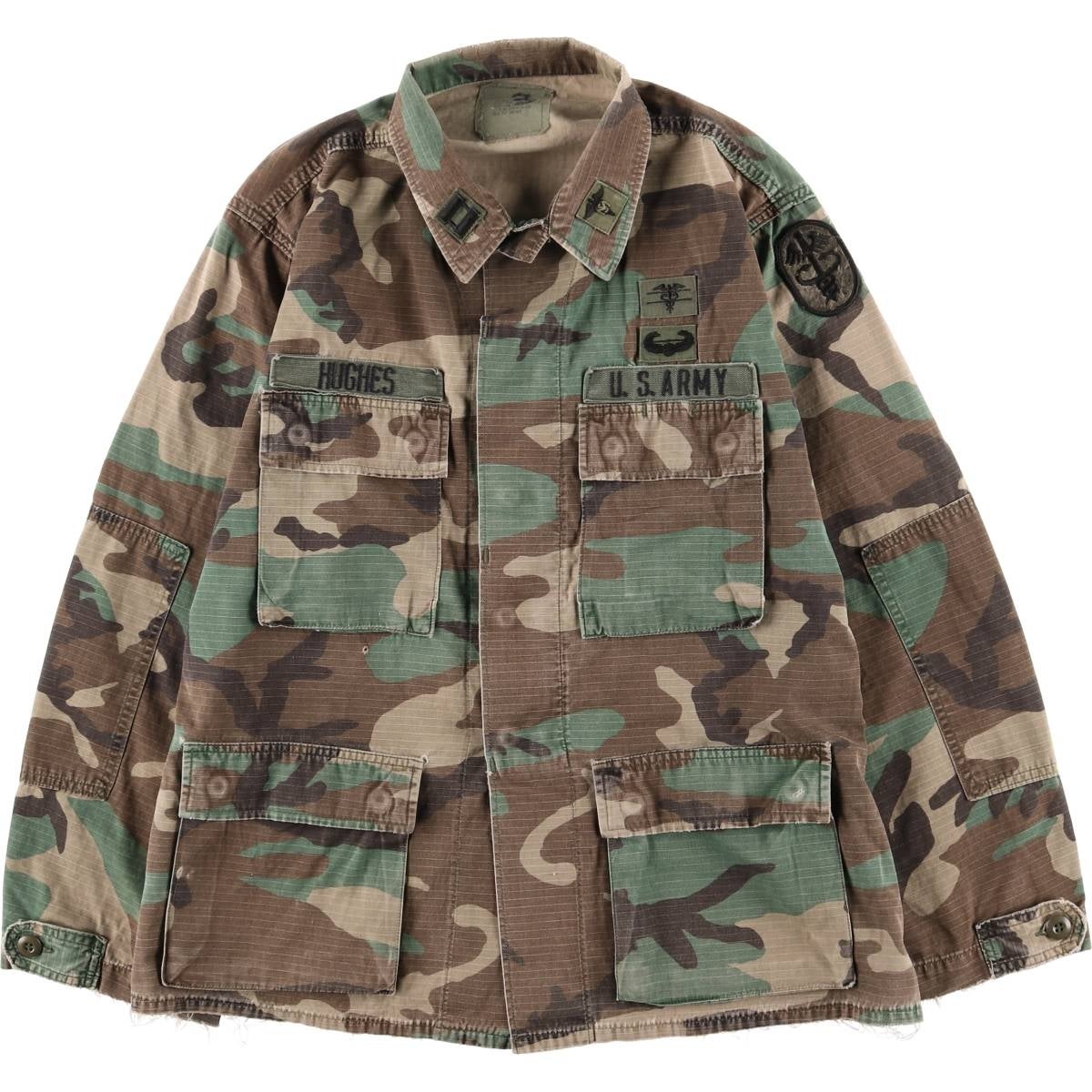 RRL ヴィンテージ ミリタリーカモジャケット MILITARY（ミリタリー） 実物 USED ポルトガル軍 リップストップ