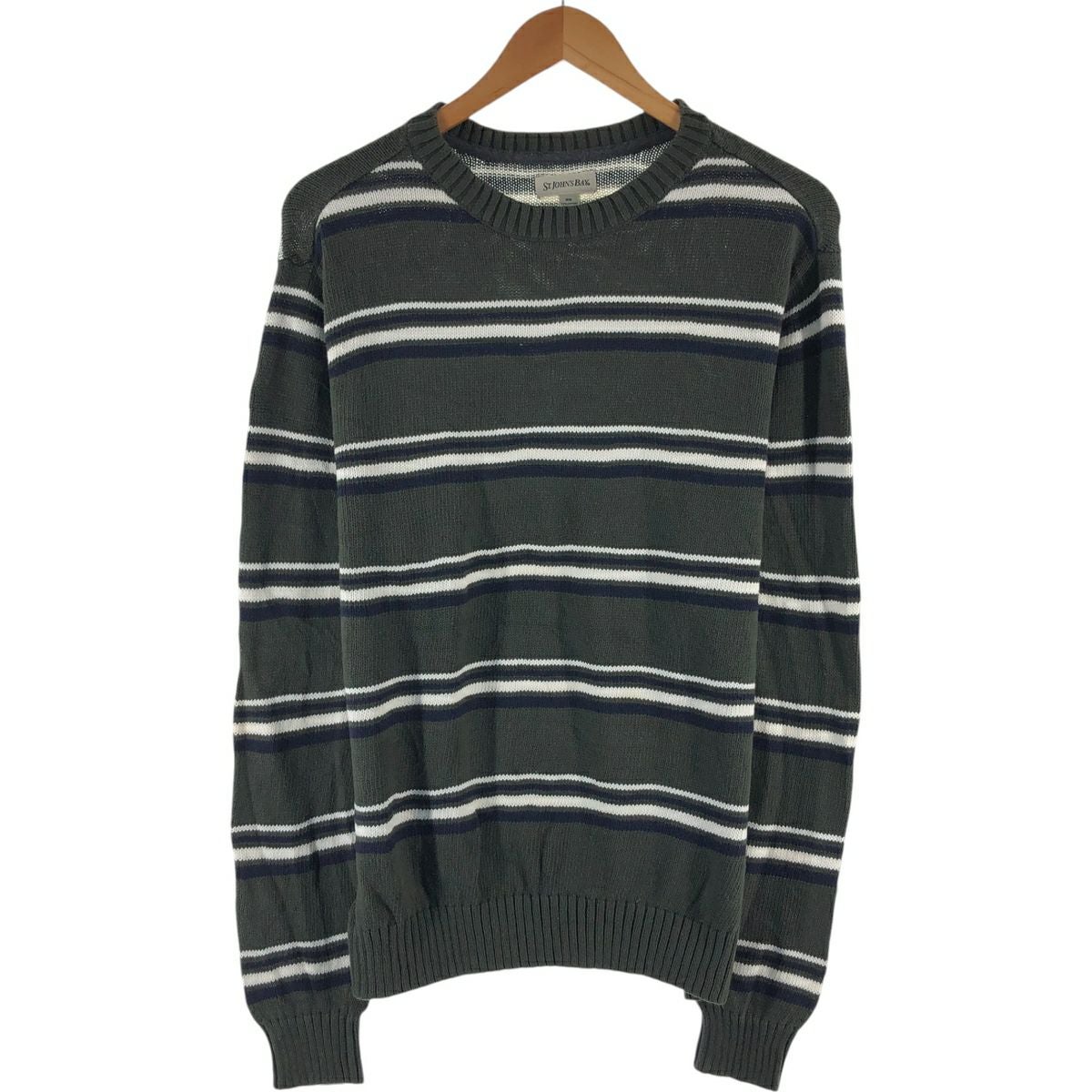 古着 セントジョンズベイ ST.JOHNS BAY コットンニットセーター メンズ