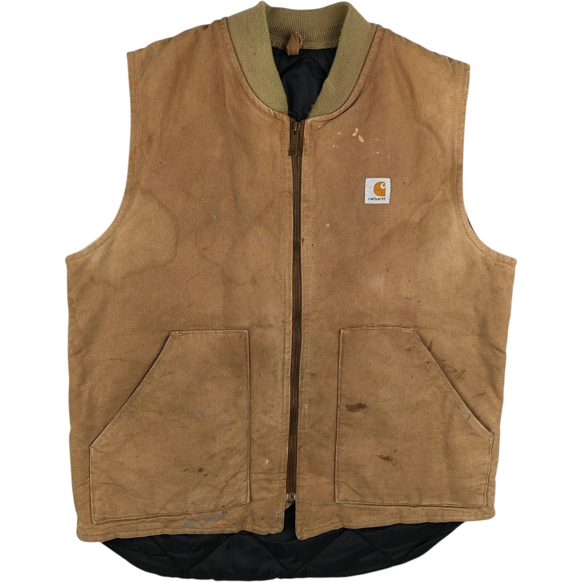 古着 80～90年代 カーハート Carhartt ダックベスト USA製 メンズXL