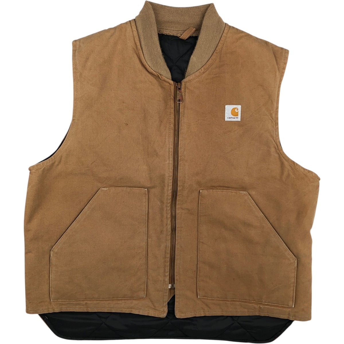 古着 80～90年代 カーハート Carhartt ダックベスト USA製 メンズXL