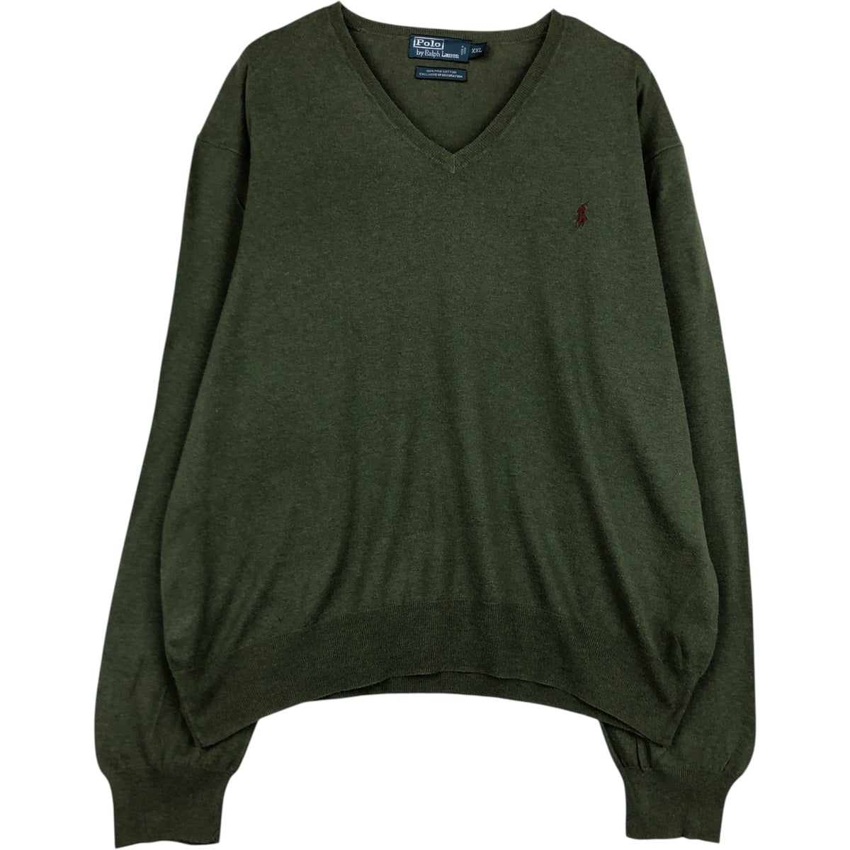 古着 ラルフローレン Ralph Lauren POLO by Ralph Lauren Vネック