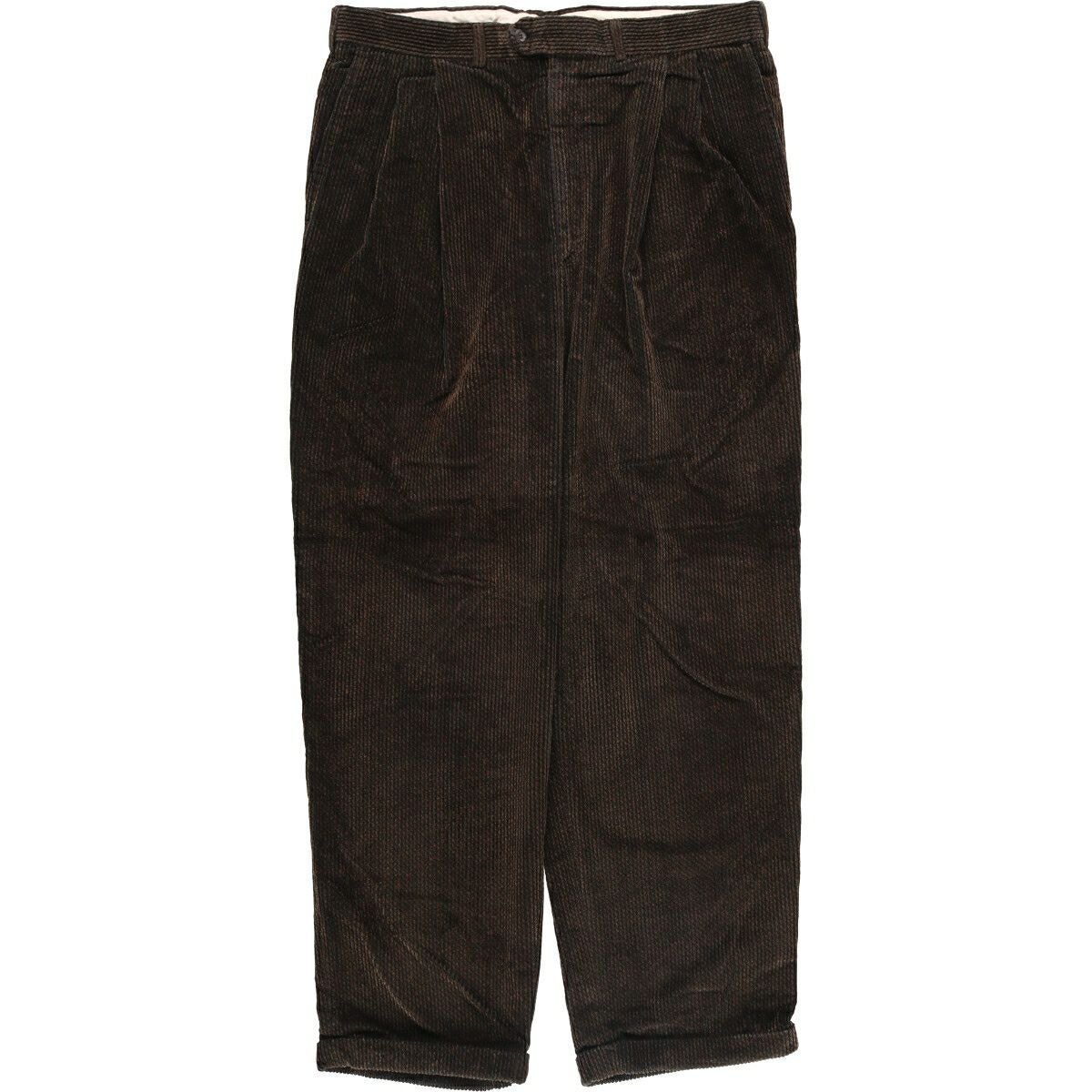 古着 HARRIS CASUALS ツータック スラックスパンツ USA製 メンズw34