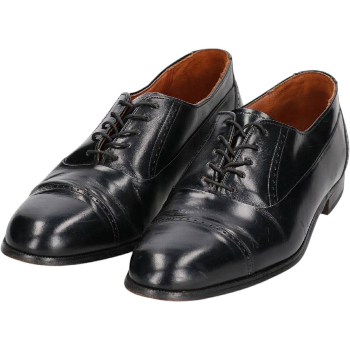 古着 DANIEL FORBES CO フルブローグ ウイングチップシューズ USA製 12