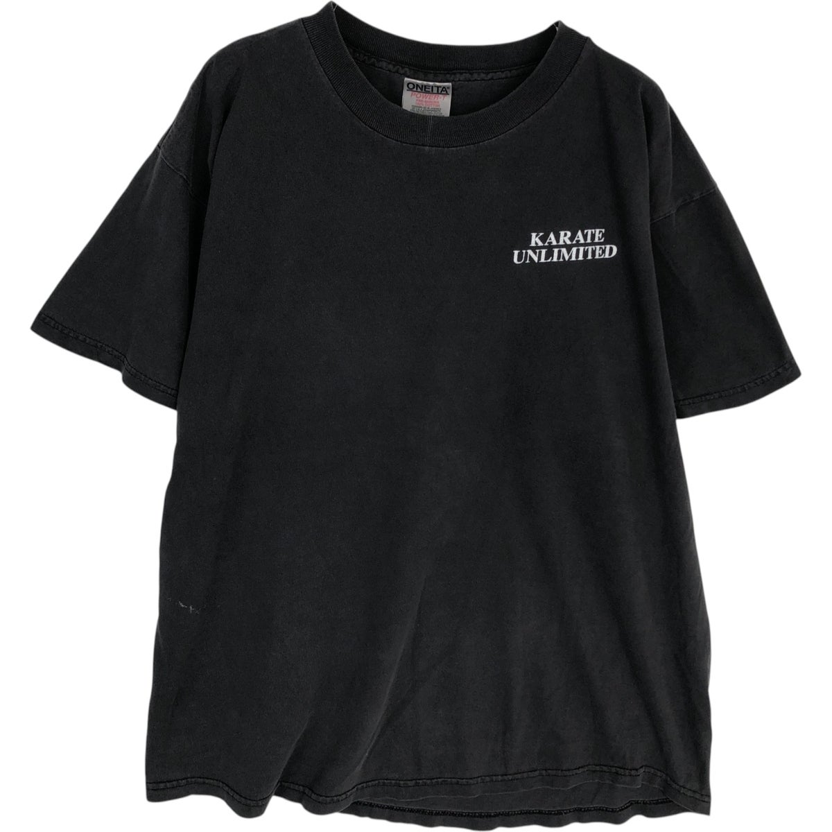 90sヴィンテージ　will bullas アートTシャツ　シングルステッチ　黒 古着 90年代 オニータ ONEITA WILL BULLAS ウィルブラス DUCK TAPE