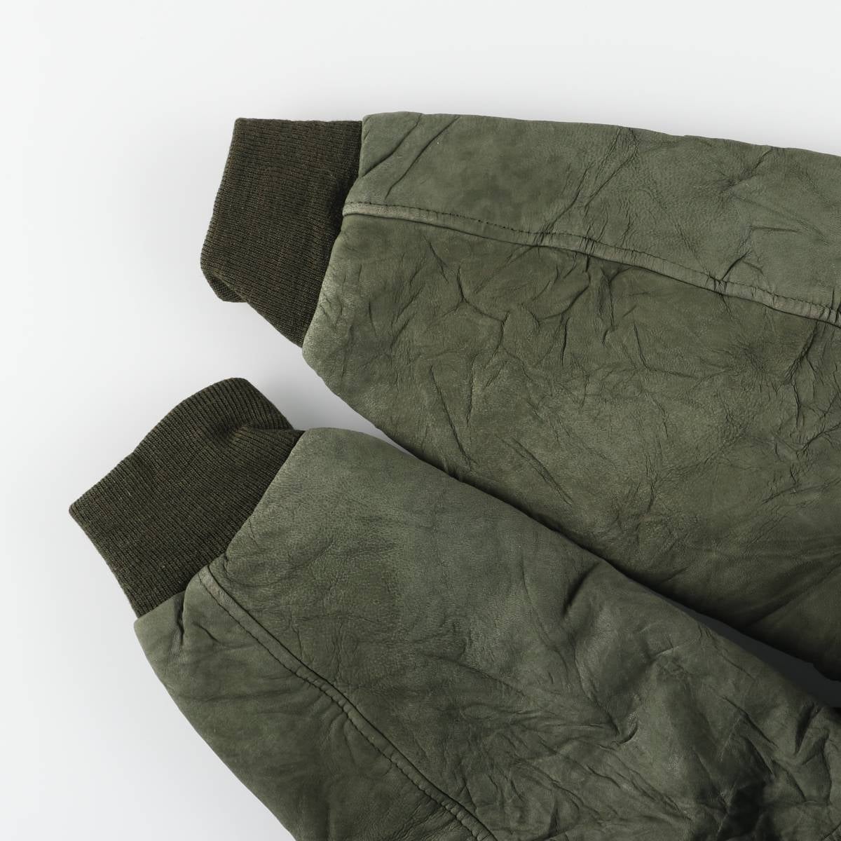 古着 90年代 エルエルビーン L.L.Bean 中綿入り スエードレザー