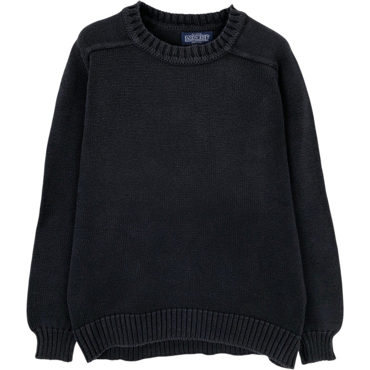 古着 90年代 ランズエンド LANDS END コットンニットセーター USA製