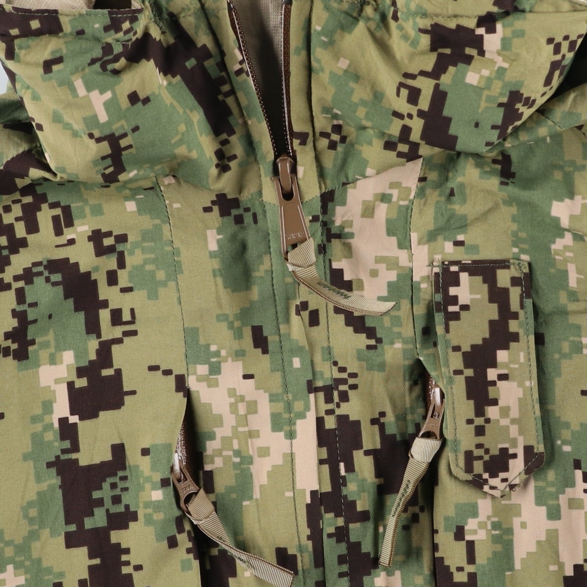 古着 米軍実品 迷彩柄 ミリタリー ゴアテックスパーカー USA製 MEDIUM