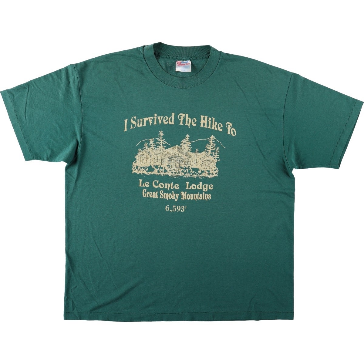 古着 80年代 ヘインズ Hanes プリントTシャツ USA製 メンズXL相当