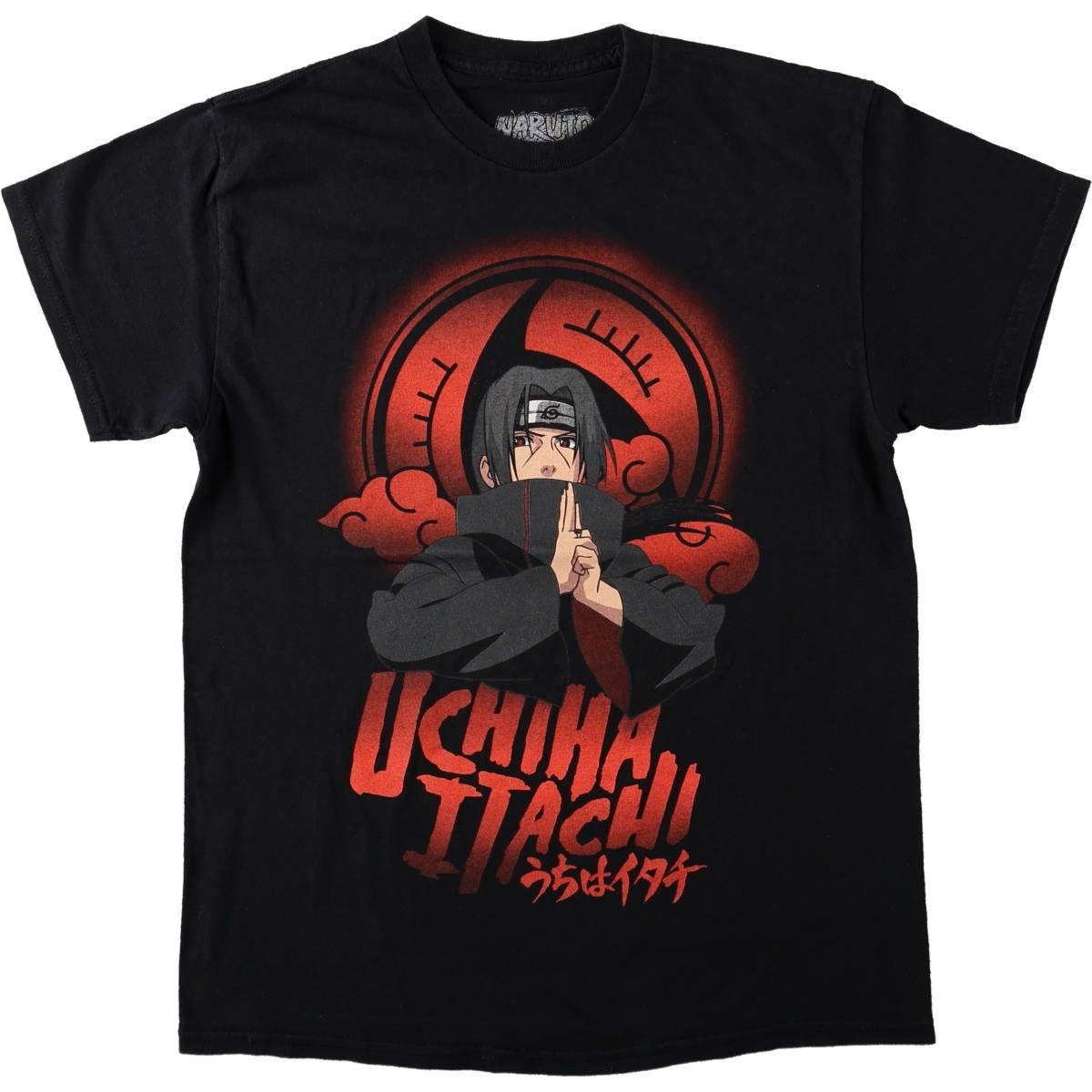 古着 NARUTO SHIPPUDEN ナルト疾風伝 アニメ キャラクタープリントT