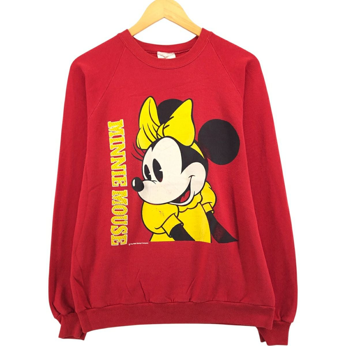 古着 90年代 MICKEY UNLIMITED MINNIE MOUSE ミニーマウス クロップド丈 キャラクタースウェットシャツ トレーナー USA製 レディースS相当 ヴィンテージ/eaa419931 古着 90年代 MICKEY UNLIMITED MINNIE MOUSE ミニーマウス クロップド