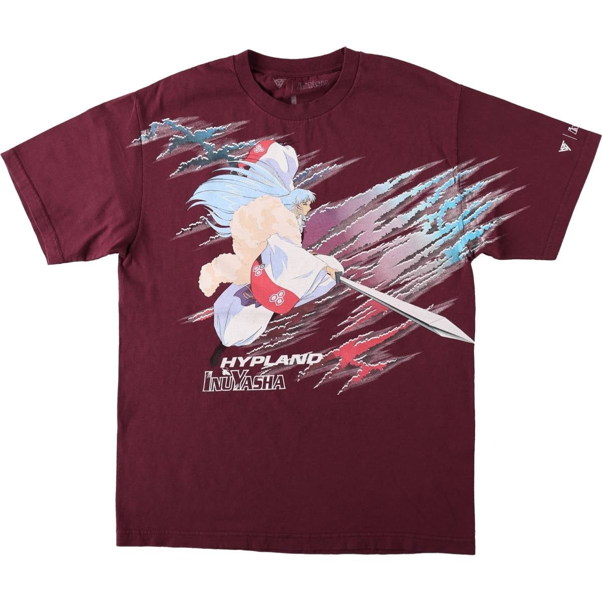 古着 INUYASHA 犬夜叉 殺生丸 アニメ キャラクタープリントTシャツ