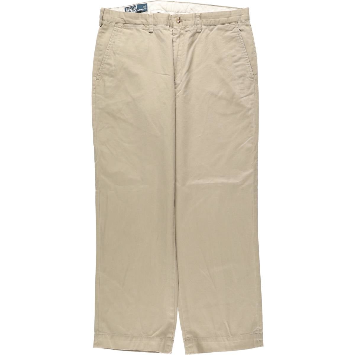 ポロラルフローレン ベージュ系 プレストンパンツ 新品未使用 サイズ35/34 古着 ラルフローレン Ralph Lauren POLO by Ralph Lauren PRESTON PANT