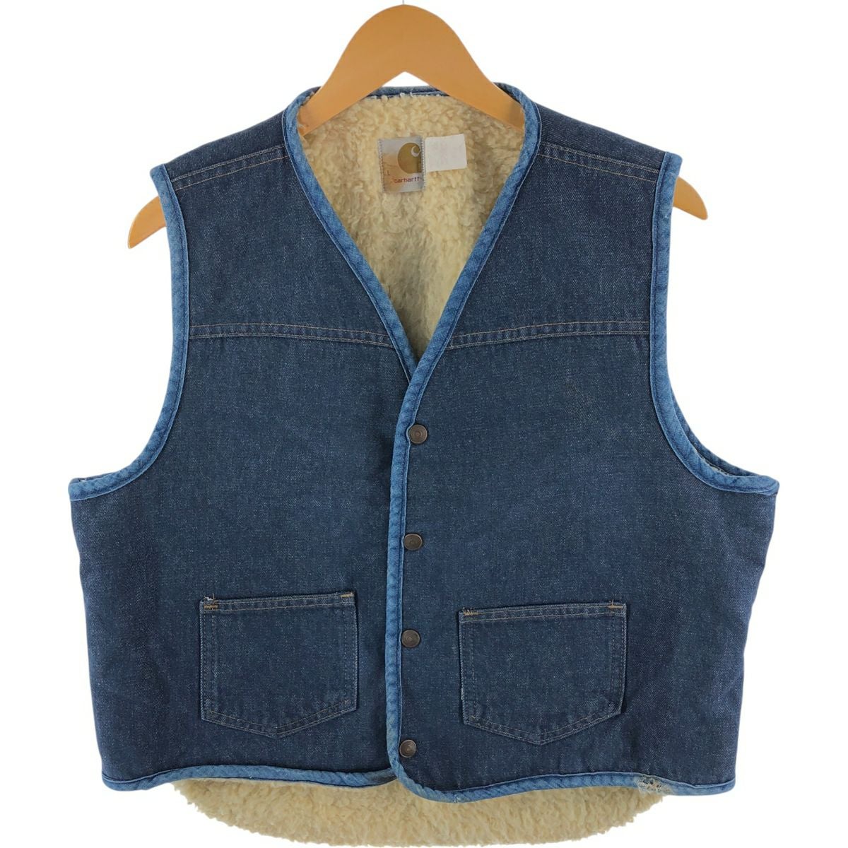 古着 00年代 カーハート Carhartt ミシガンチョアコート デニム