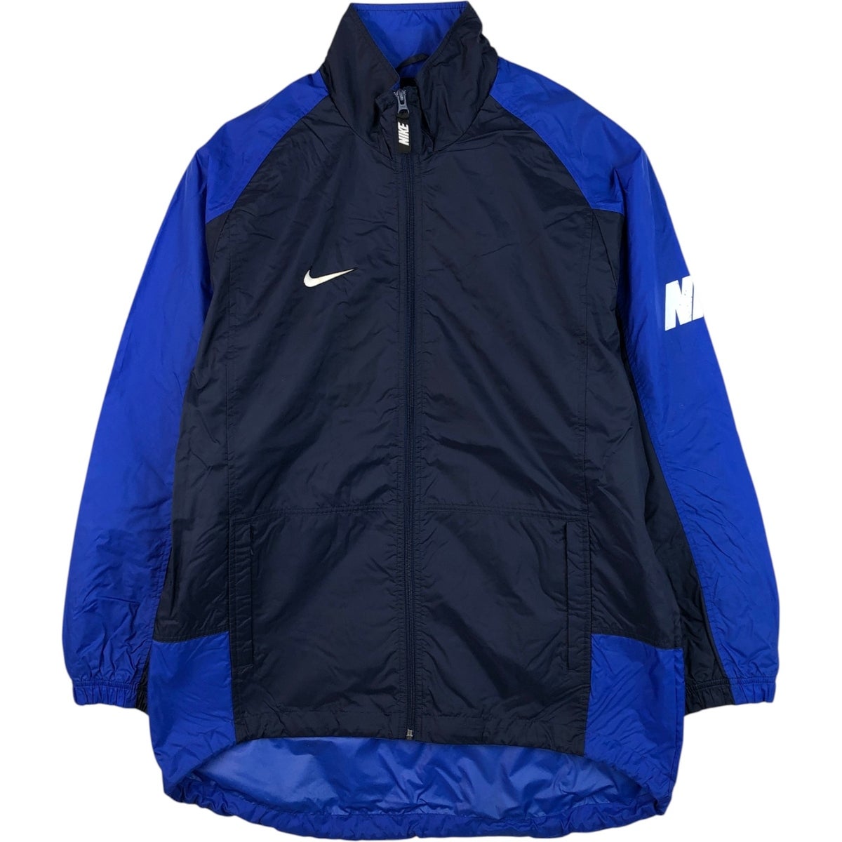 古着 90年代 ナイキ NIKE バックロゴ ナイロンジャケット メンズM相当