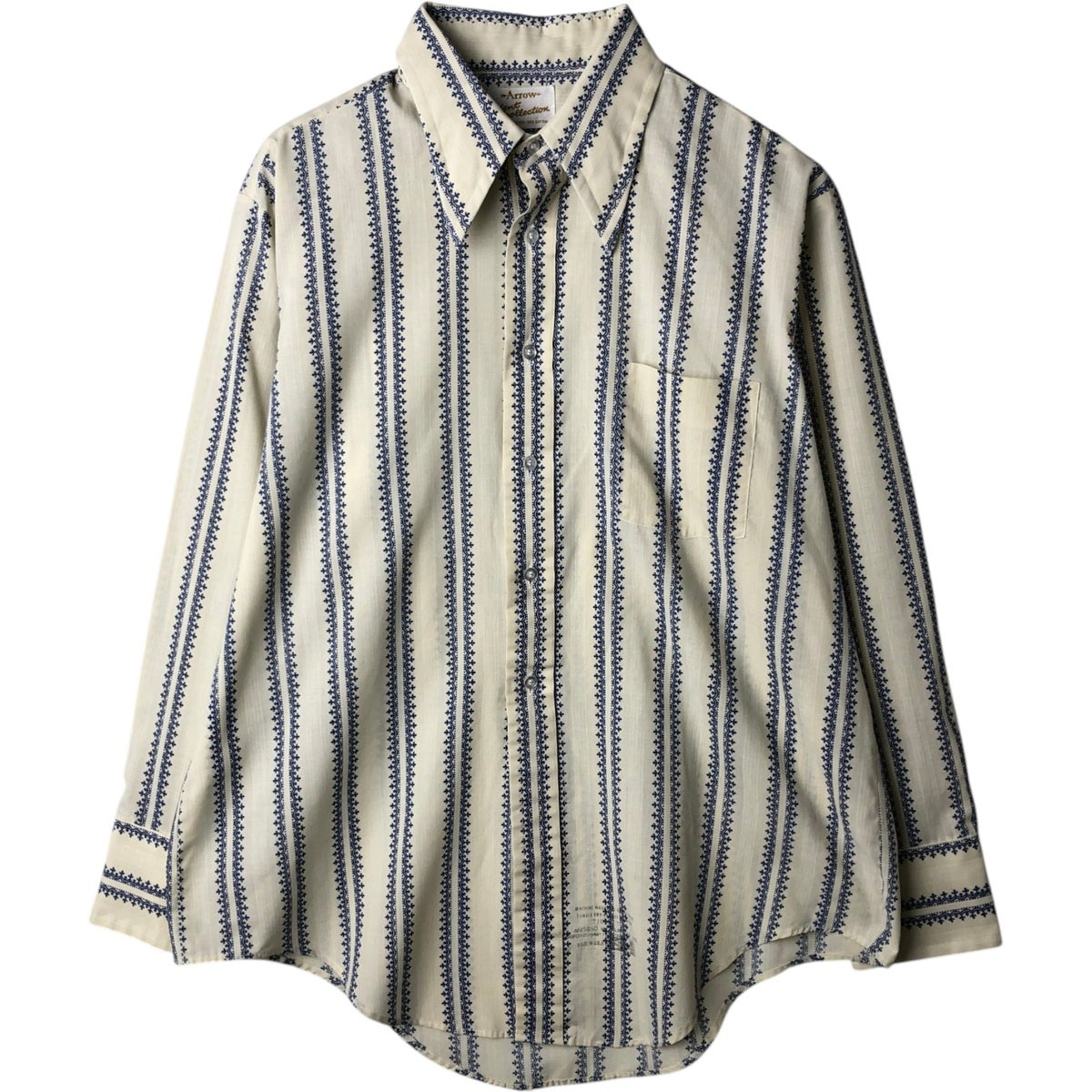 古着 70年代 Distinctive Apparel チェック柄 半袖 ポリシャツ ボックスシャツ USA製 メンズM相当 ヴィンテージ /eaa565213 古着 70年代 Distinctive Apparel チェック柄 半袖 ポリシャツ