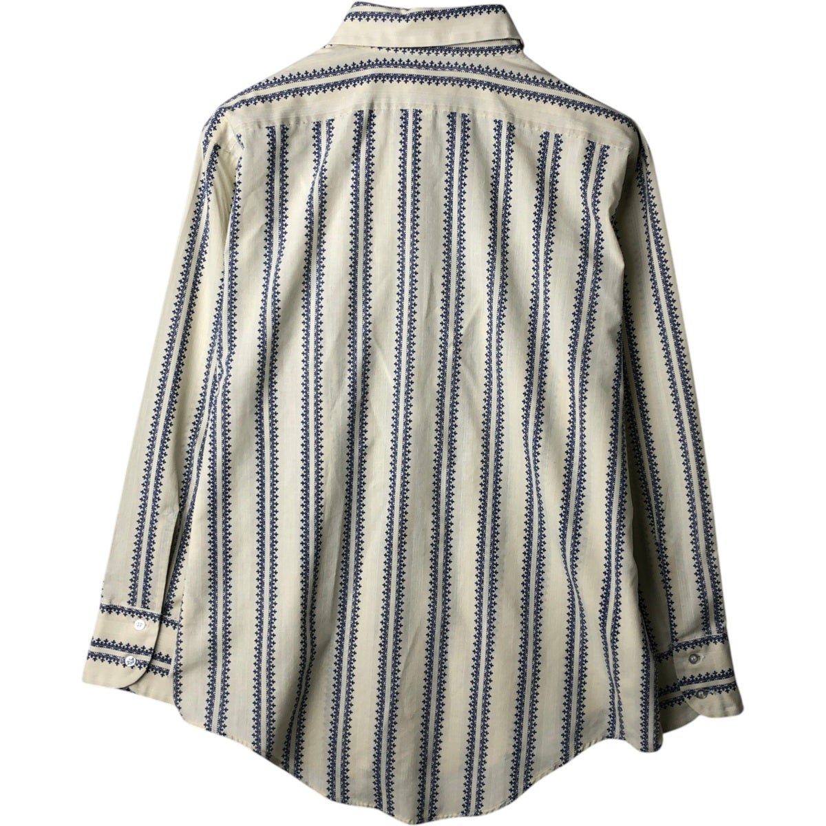 古着 70年代 アロー Arrow KENT COLLECTION チロリアン柄 長袖 シャツ