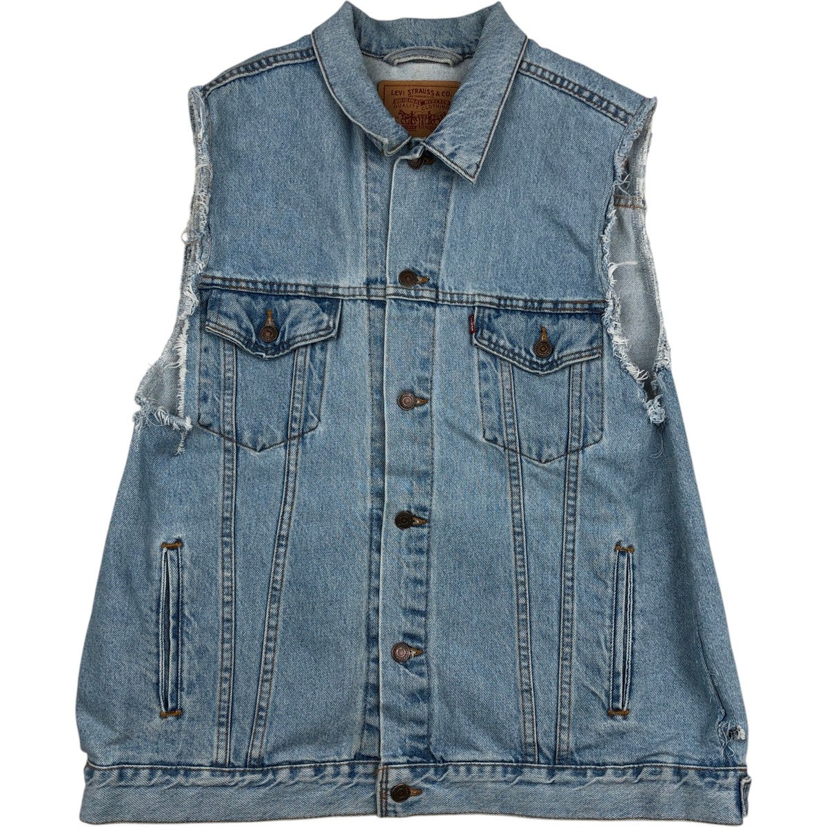 古着 90年代 リーバイス Levis 70401-02 ユーロモデル デニムベスト