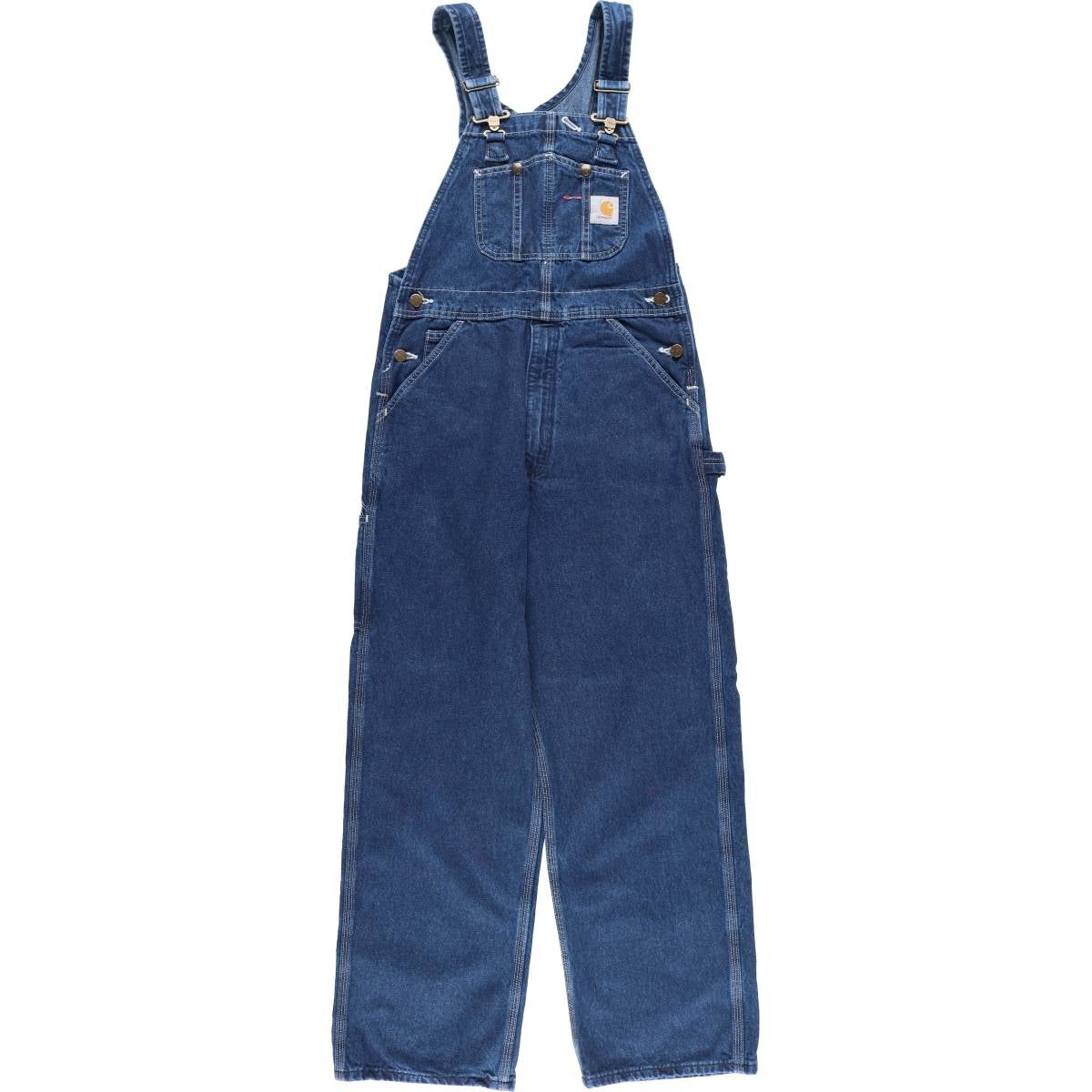古着 カーハート Carhartt ビッグサイズ デニムオーバーオール メンズ