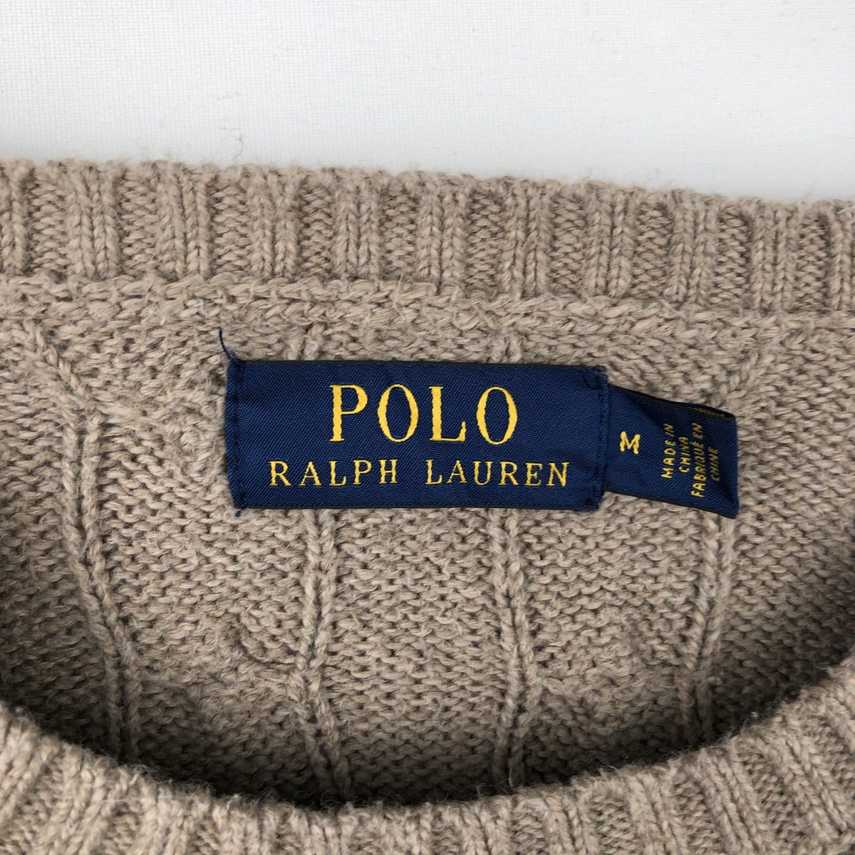 古着 ラルフローレン Ralph Lauren POLO RALPH LAUREN ケーブル編み