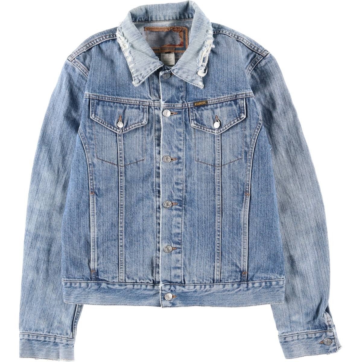 古着 ディーゼル DIESEL INDUSTRY ブラック デニムジャケット Gジャン