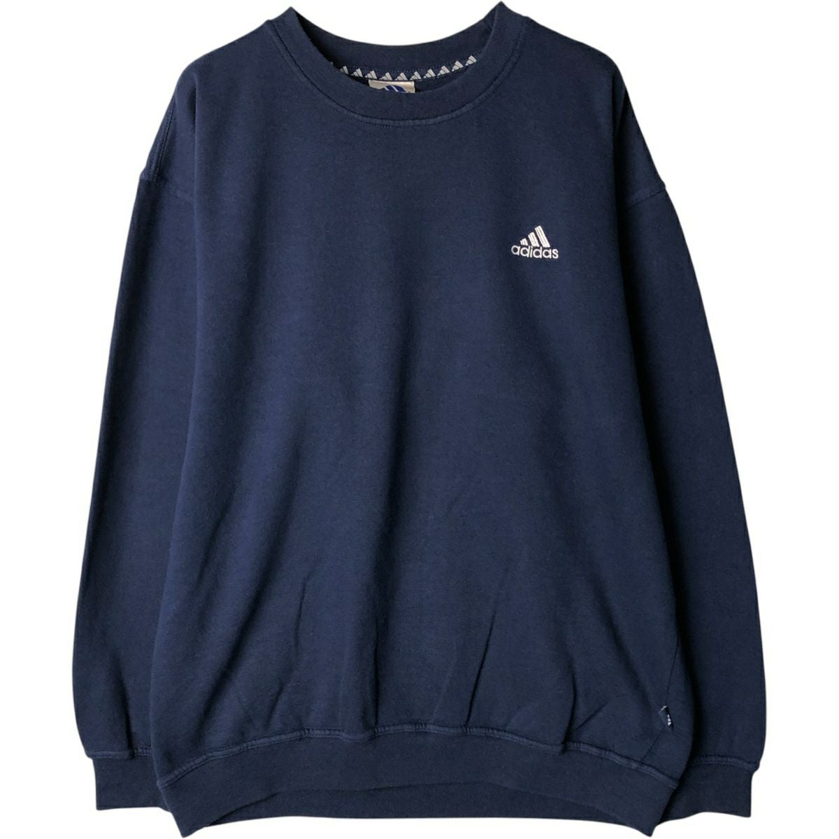 古着 アディダス adidas ロゴスウェットシャツ トレーナー メンズM相当