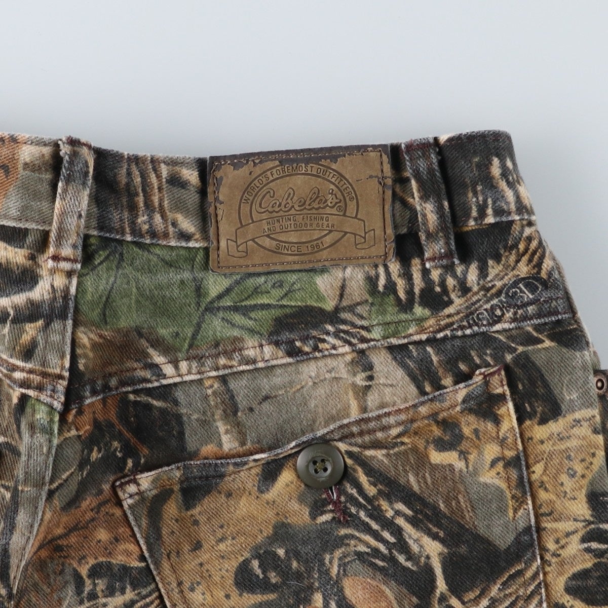 古着 90～00年代 カベラス Cabelas リアルツリーカモ デニムパンツ