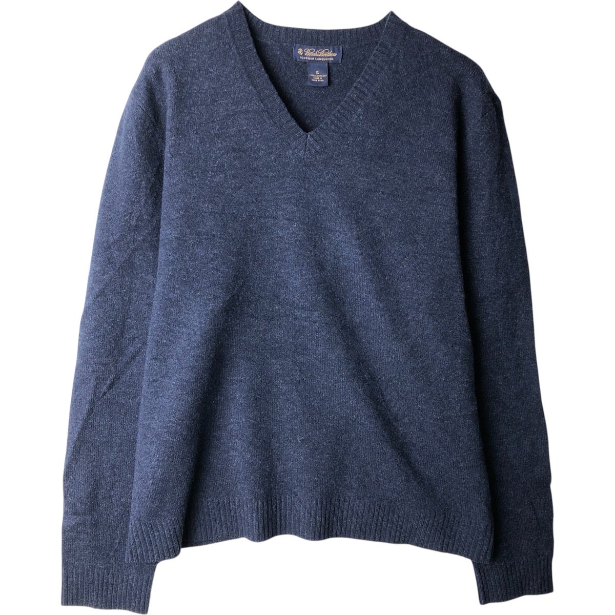 古着 ブルックスブラザーズ Brooks Brothers Vネック ピマコットン