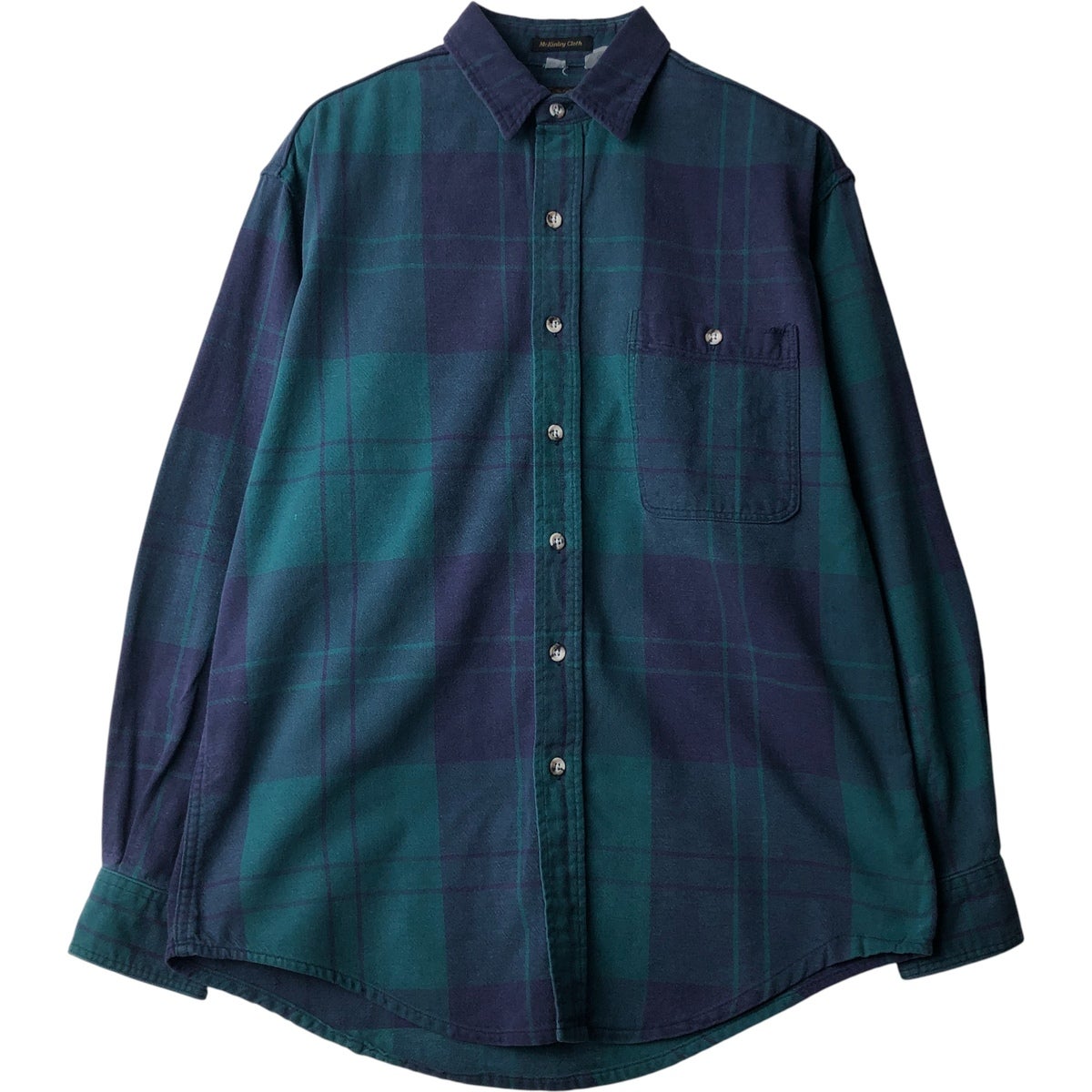 古着 80～90年代 エディーバウアー Eddie Bauer 黒タグ 長袖 デニム