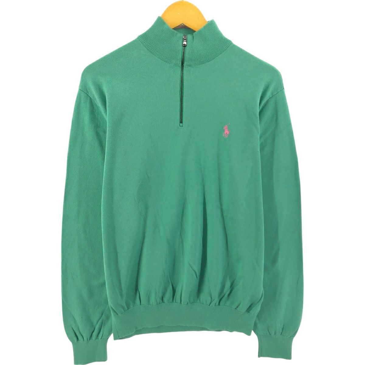 古着 ラルフローレン Ralph Lauren POLO GOLF ポロゴルフ ハーフジップ