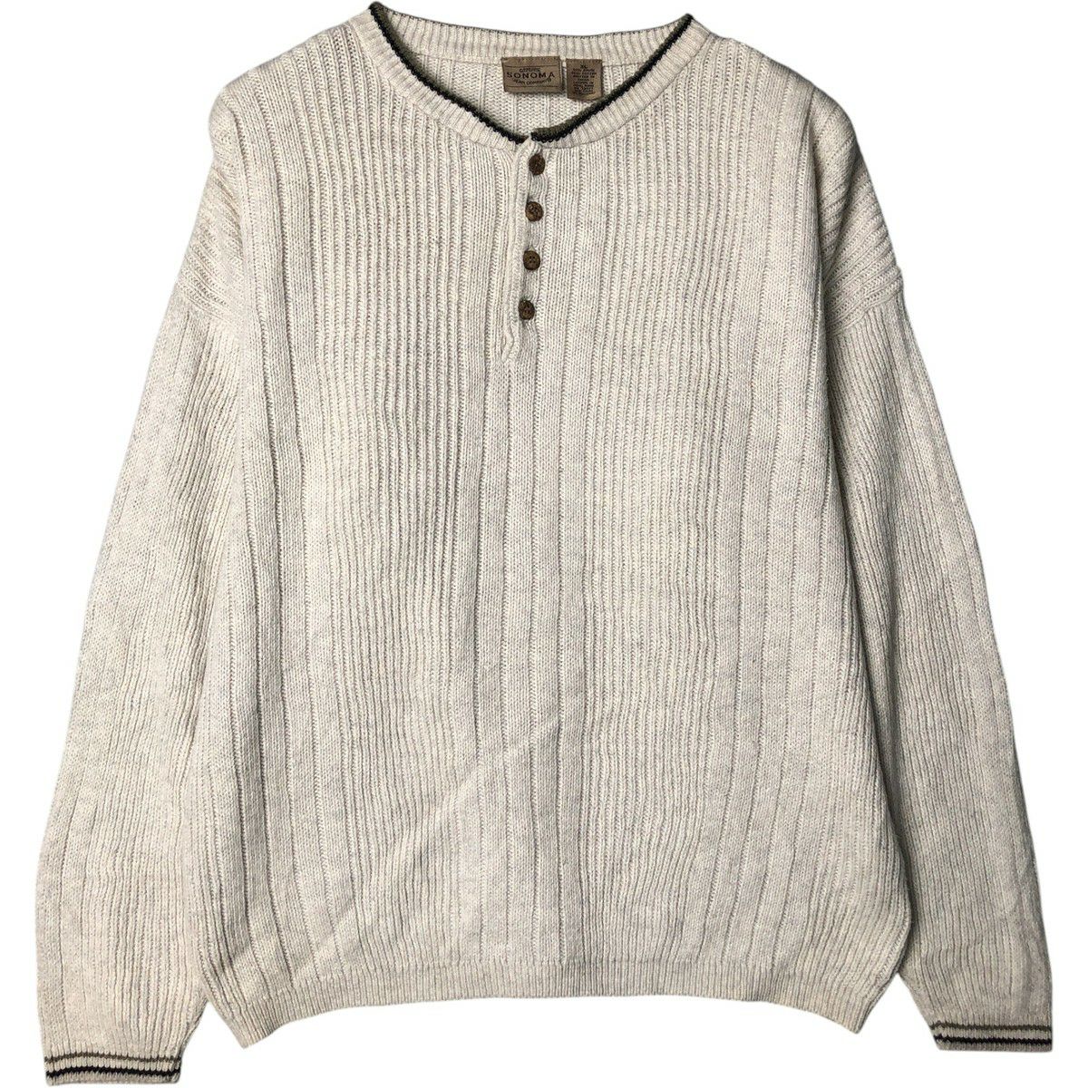 古着 SIGRID OLSEN SPORT 総柄 カラーネップ HAND KNIT ハンドニット ケーブル編み Vネック アクリルニットセーター レディースL相当/eaa603123 古着 SIGRID OLSEN SPORT 総柄 カラーネップ HAND KNIT ハンドニット
