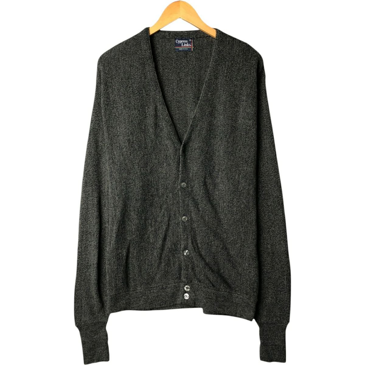 古着 70年代 LORD JEFF JEFFLINKS アクリルニットカーディガン USA製