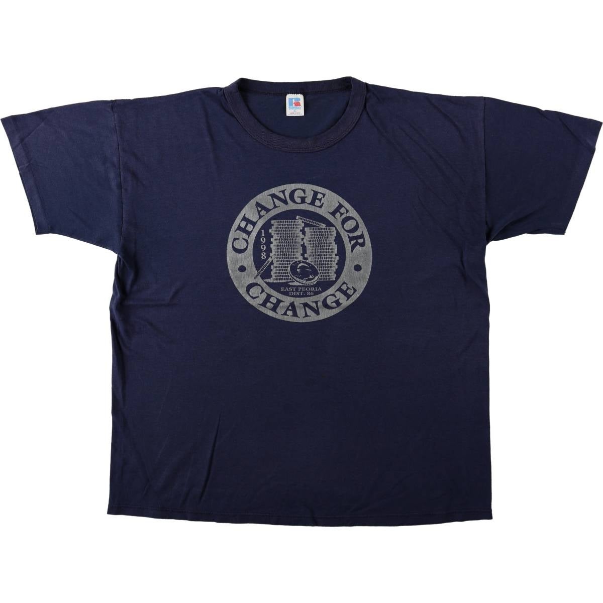 古着 90年代 ラッセル Russell 無地ポケットTシャツ USA製 メンズL相当