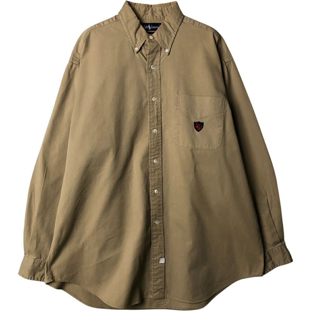 古着 ラルフローレン Ralph Lauren 長袖 ボタンダウンシャツ メンズL