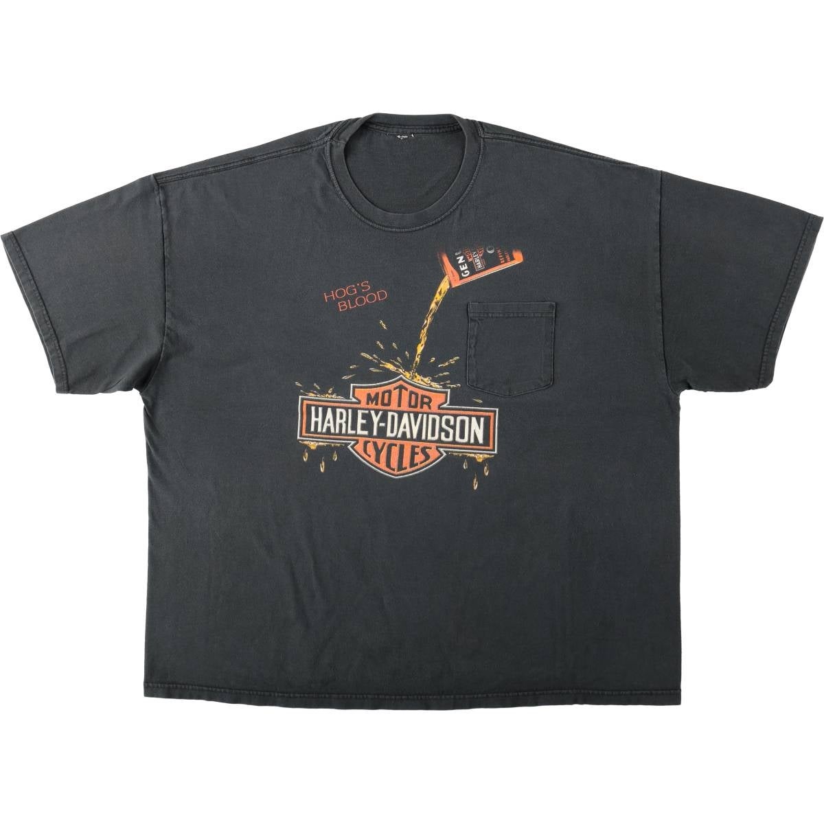 古着 ハーレーダビッドソン Harley-Davidson 鷲柄 イーグル柄 星条旗柄
